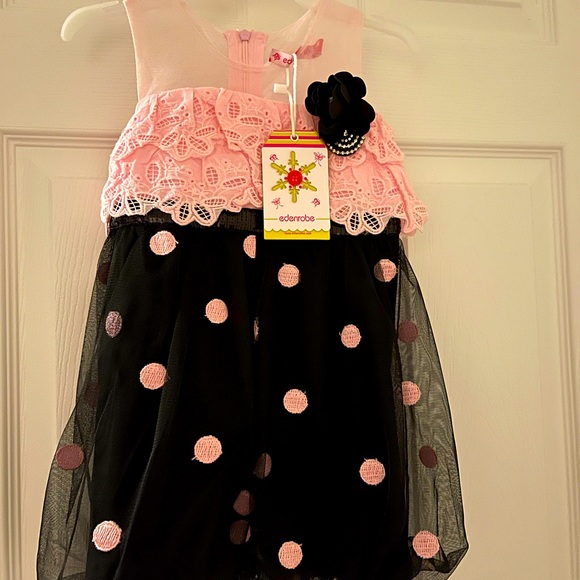 Toddler Girl DRESS romper - Picture 3 of 5